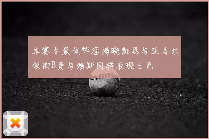 本赛季最佳阵容揭晓凯恩与亚马尔领衔B费与赖斯同样表现出色