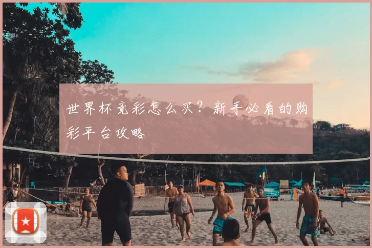 世界杯竞彩怎么买?新手必看的购彩平台攻略