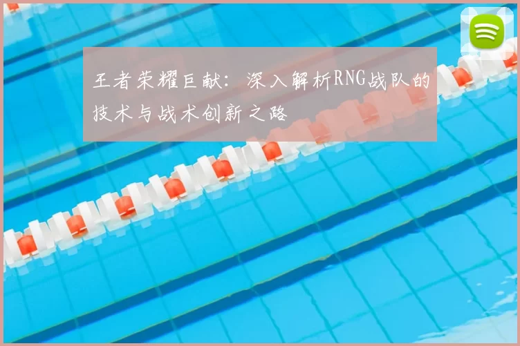 王者荣耀巨献:深入解析RNG战队的技术与战术创新之路