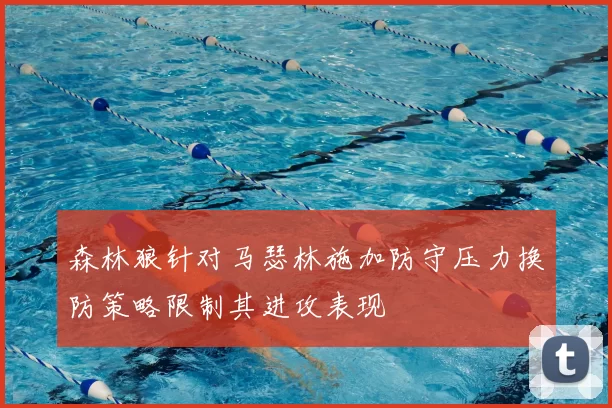 森林狼针对马瑟林施加防守压力换防策略限制其进攻表现