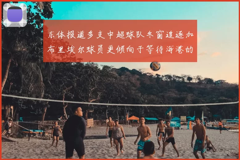 东体报道多支中超球队冬窗追逐加布里埃尔球员更倾向于等待海港的机会