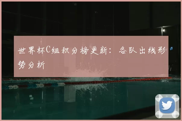 世界杯C组积分榜更新:各队出线形势分析