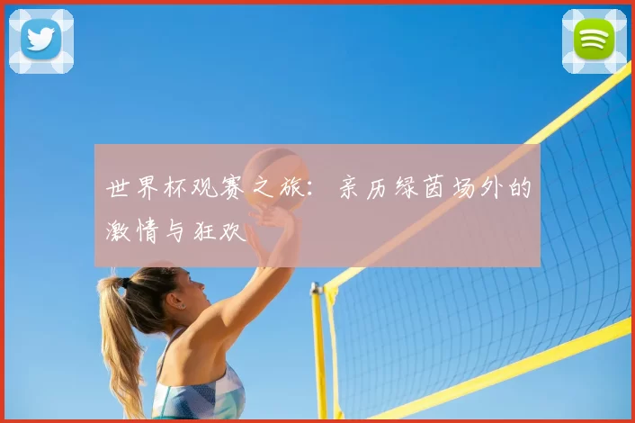世界杯观赛之旅:亲历绿茵场外的激情与狂欢